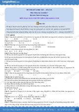 Đề thi giữa kì 1 KHTN 7 Chân trời sáng tạo - Đề số 10